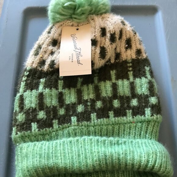 Universal Thread | Green Beanie | NEW - Picture 1 of 1